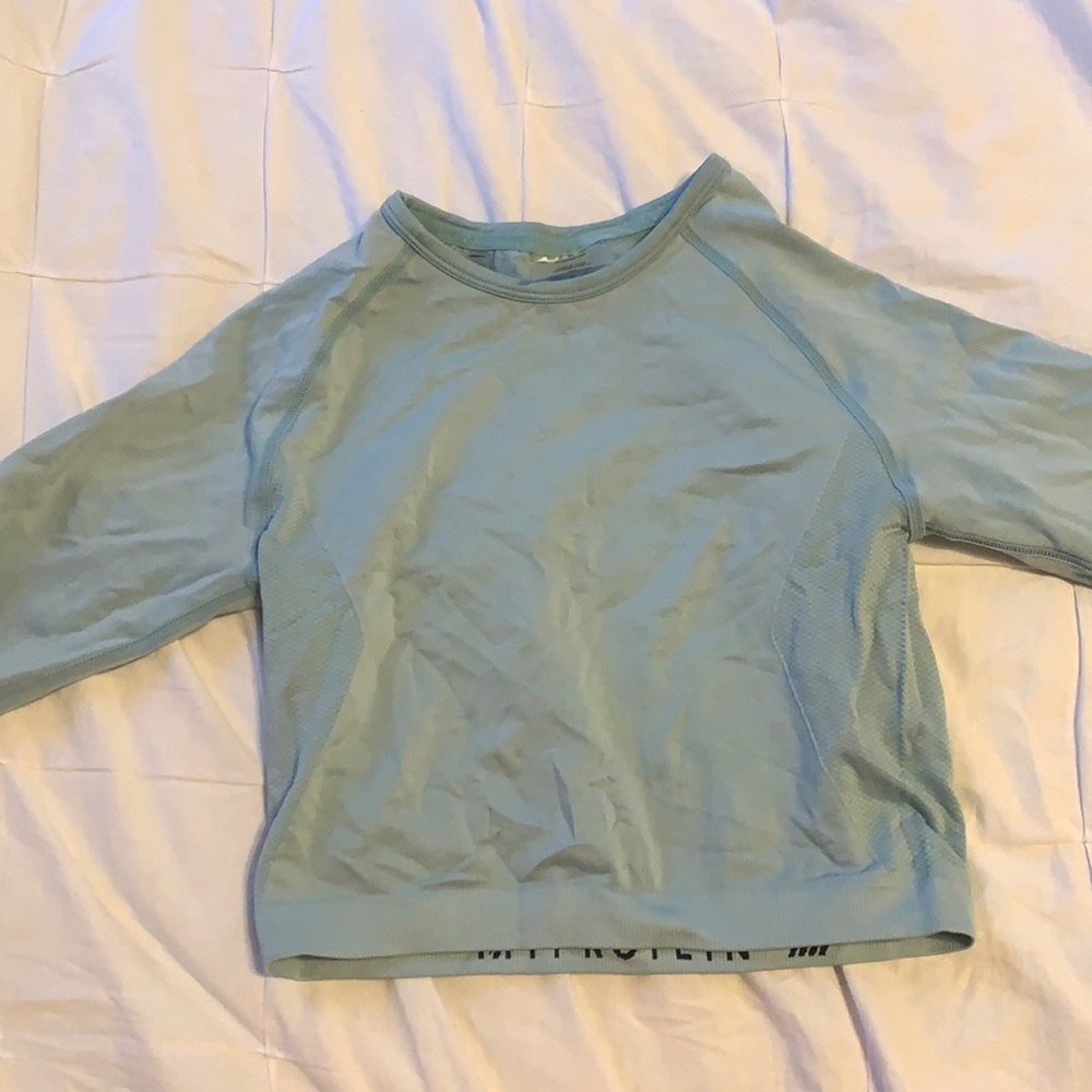 Myprotein long sleeve workout crop too